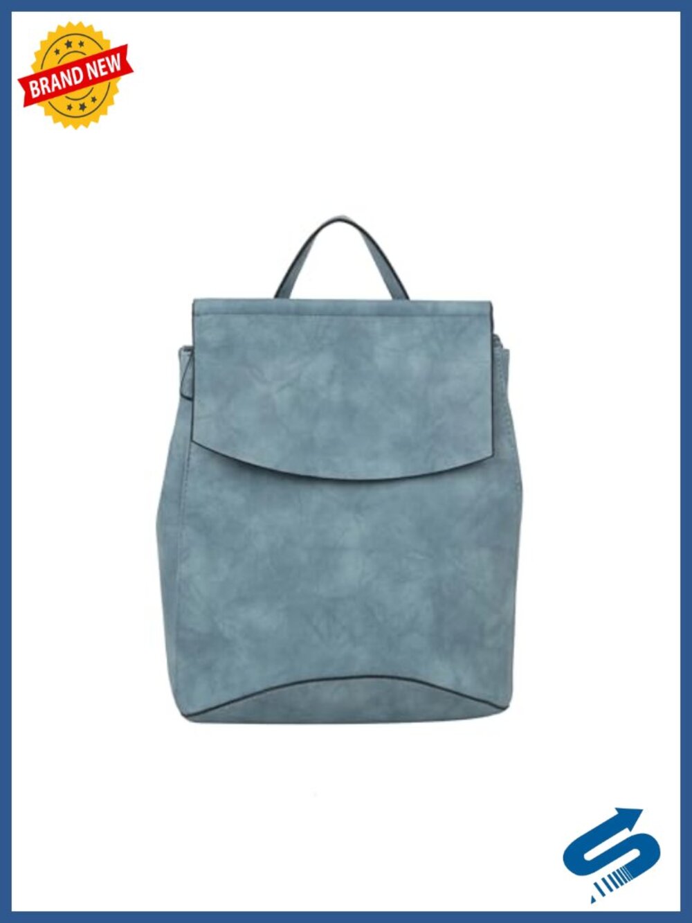 Convertible Backpack Handbag Vegan Leather Travel Shoulder Bag Multi Styles